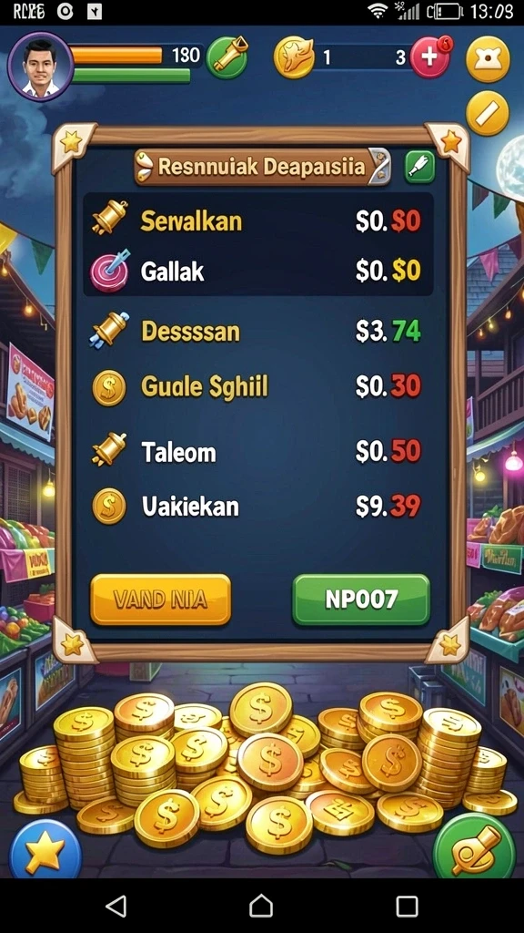 Berbagai karakter unik untuk dipilih.