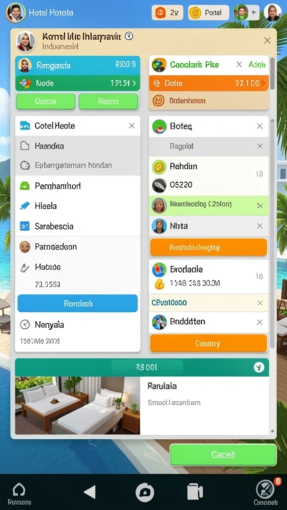 Karakter-karakter unik dalam API288 menambah keseruan bermain.