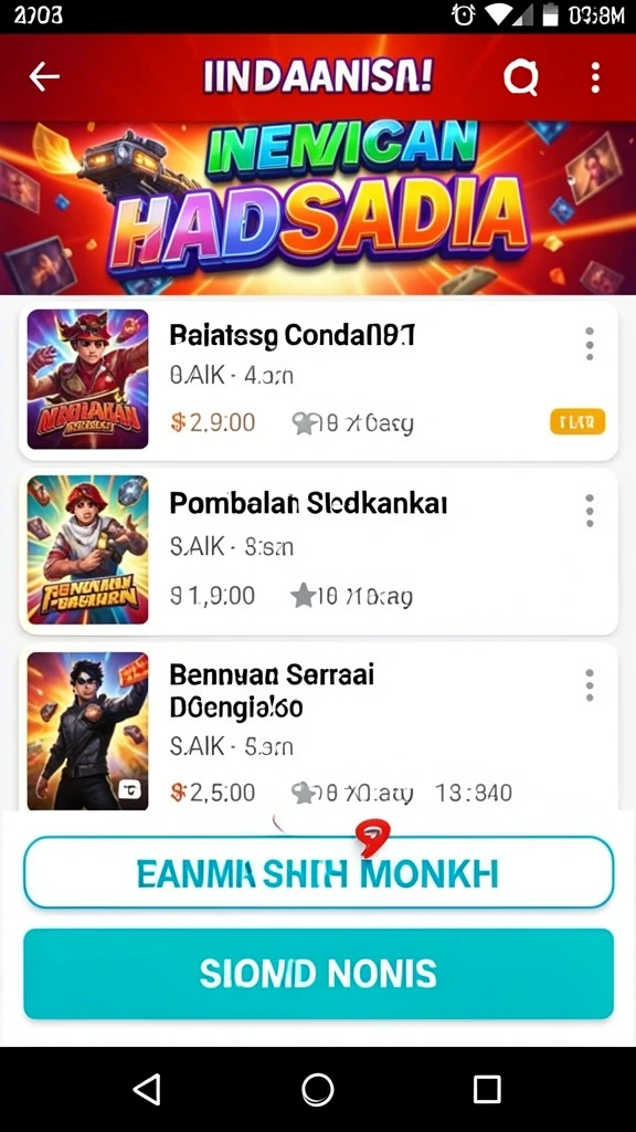 Tampilan antarmuka yang intuitif dan bersih.