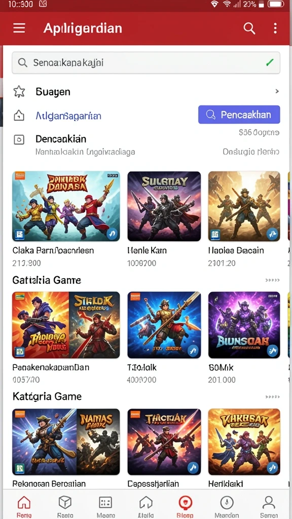Screenshot menampilkan tampilan grafis yang menakjubkan.