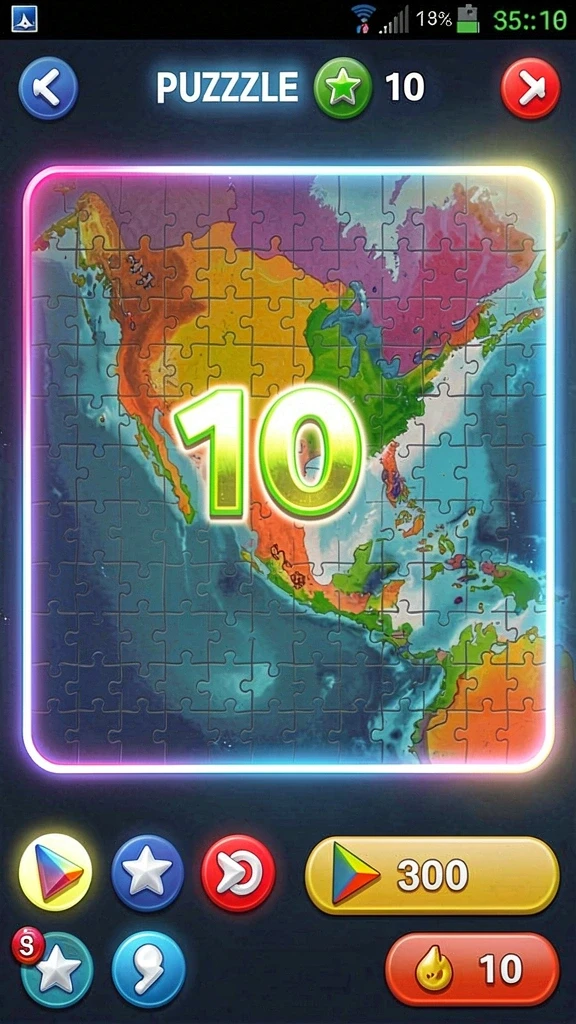 Menampilkan grafik yang memukau dan warna cerah.