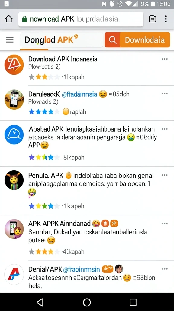 Tampilan awal permainan yang menarik.