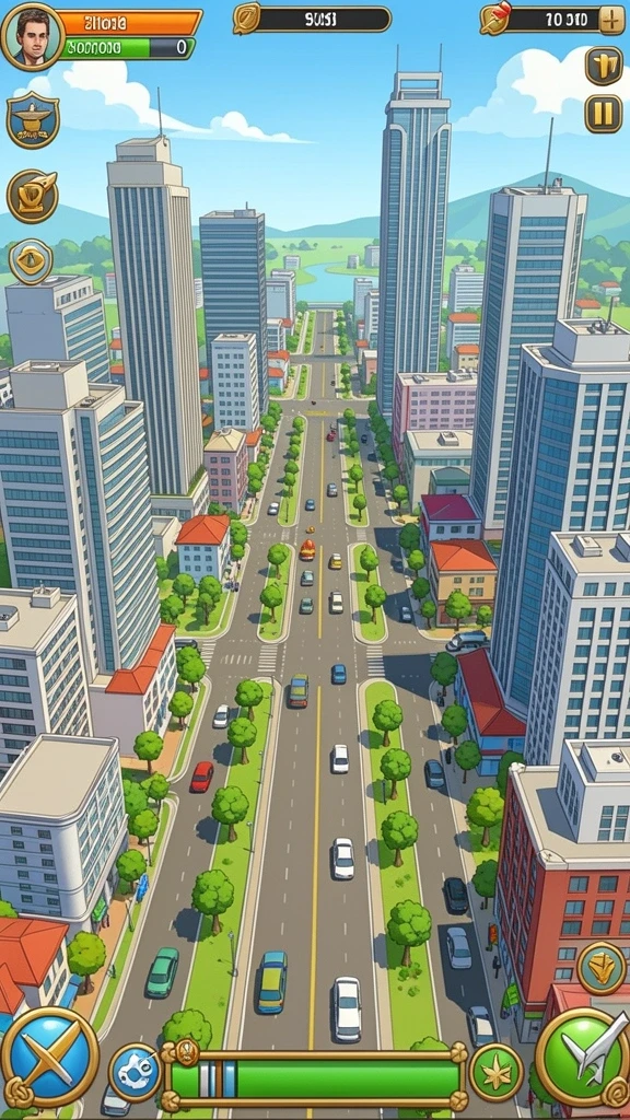 Screenshot menunjukkan karakter dengan senjata epik.