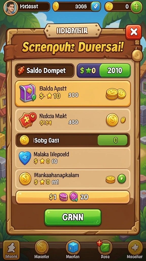 Berbagai item yang bisa dikumpulkan selama permainan.