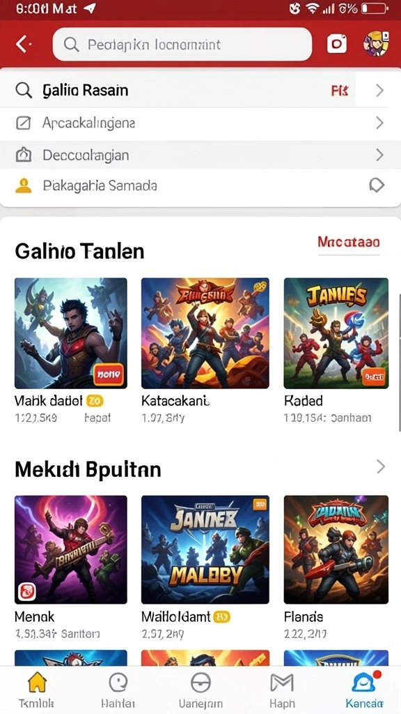Tampilan antarmuka DEPO89 yang intuitif dan mudah digunakan.
