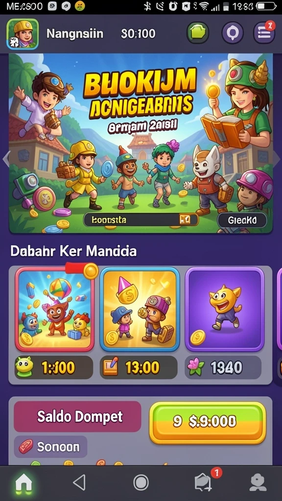 Gambar antarmuka awal DEWAKOIN99 yang menarik.