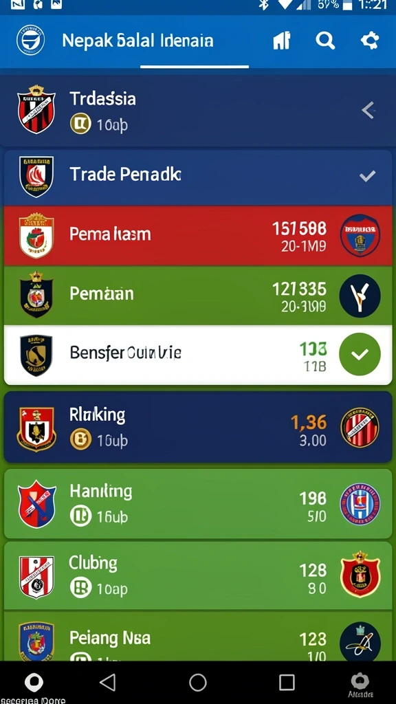 Tampilan awal permainan yang menarik dan penuh warna.
