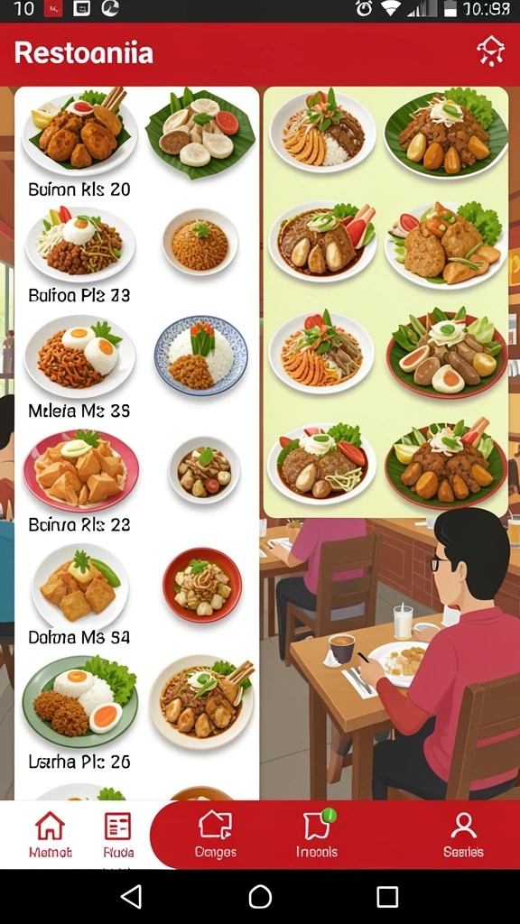 Tampilan antarmuka yang menarik dan mudah digunakan.