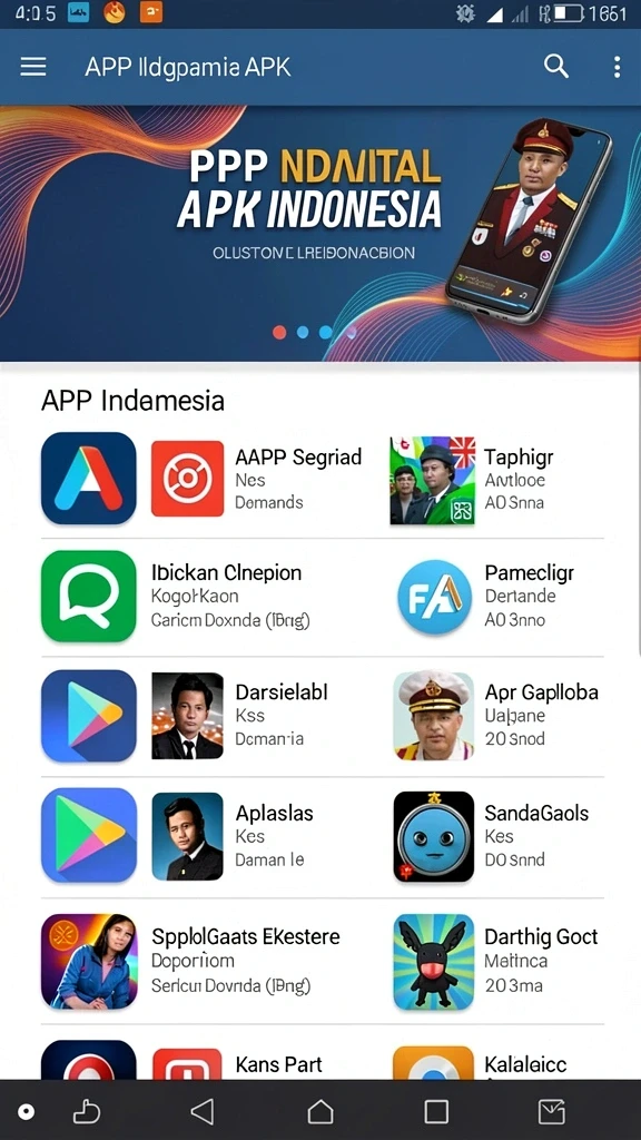 Tampilan level yang penuh tantangan.