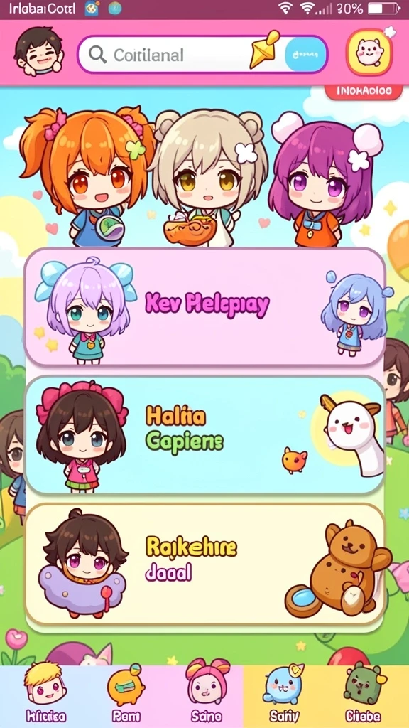 Tampilan menu utama GG999 yang menarik.