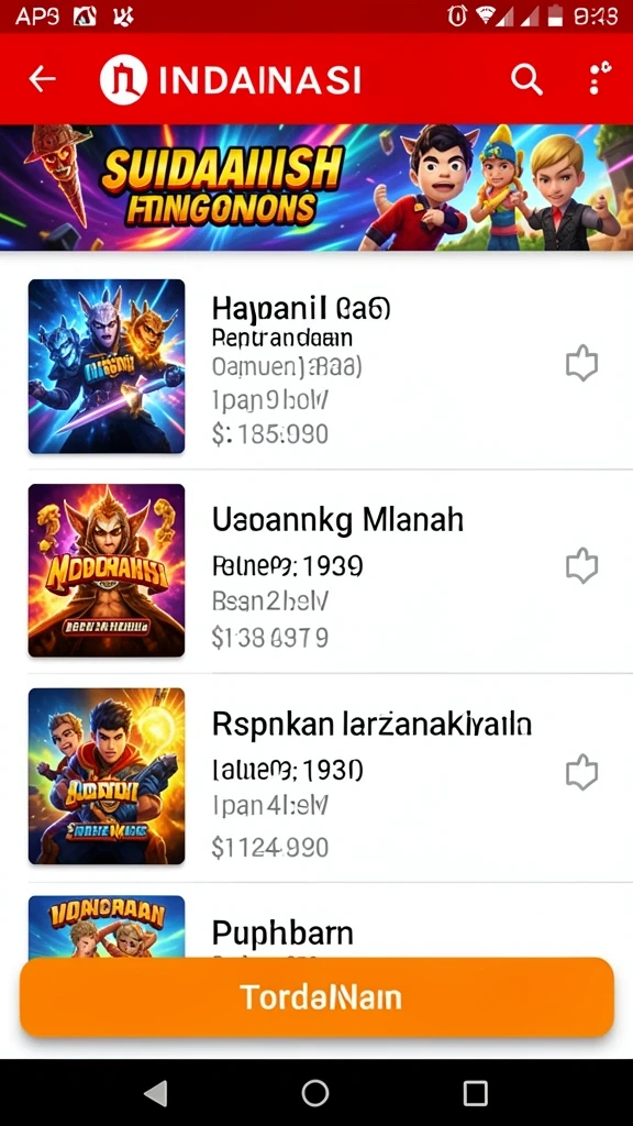 Tampilan antarmuka yang menarik dan mudah digunakan.