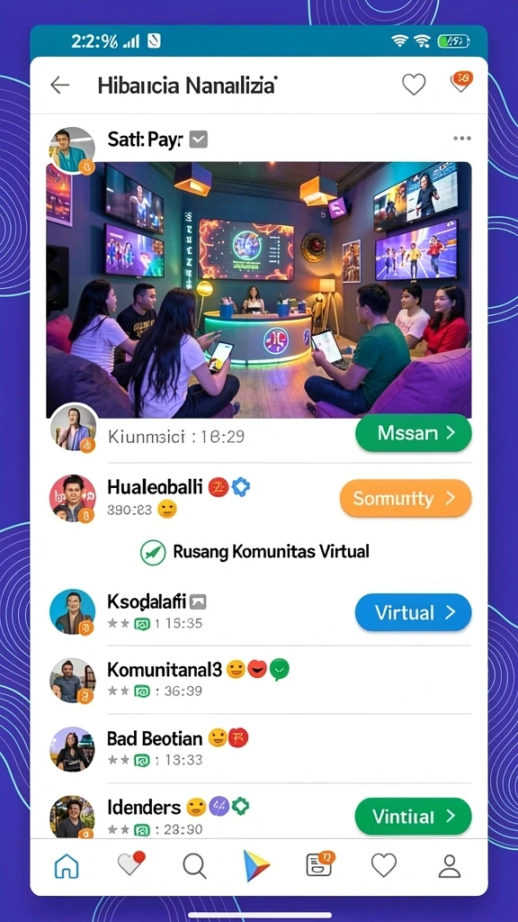 Tampilan antarmuka yang menarik dan simpel.