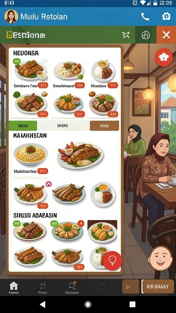 Tampilan antarmuka yang menarik dan mudah digunakan.