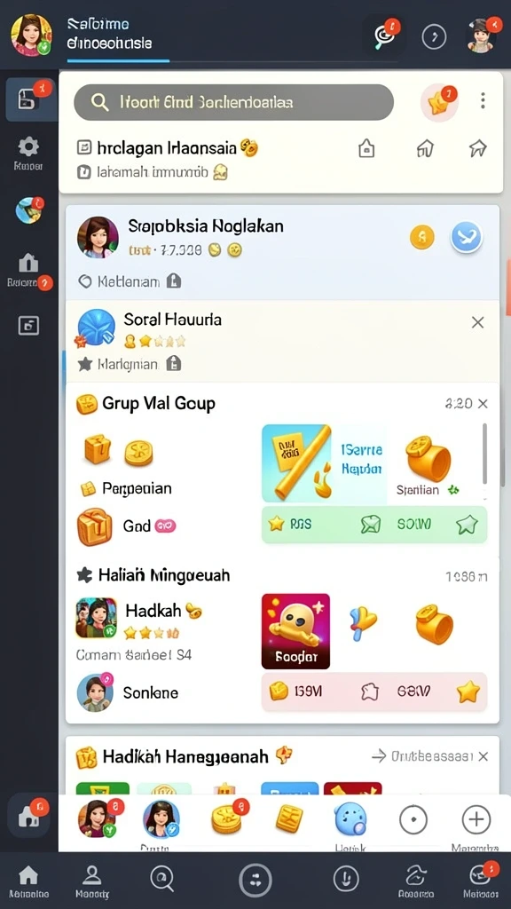 Berbagai mode permainan untuk meningkatkan keterampilan dan strategi.