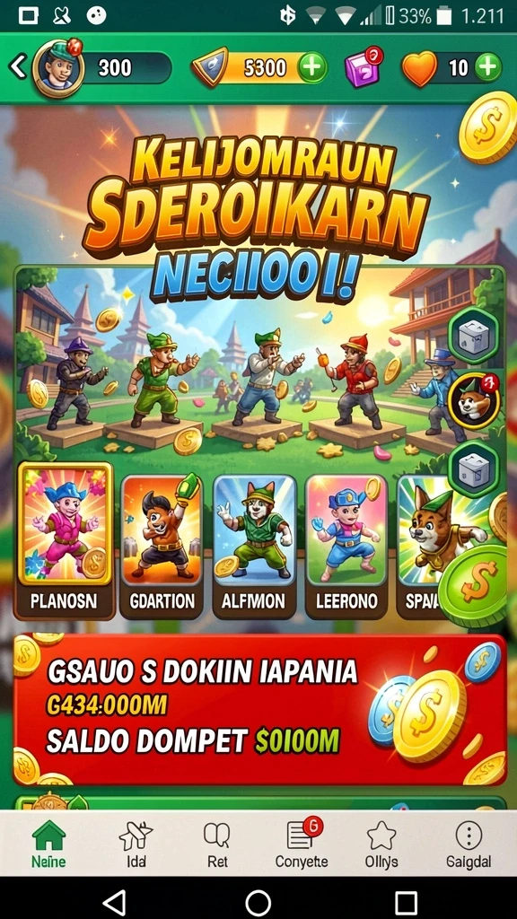 Grafis yang memukau dalam setiap permainan