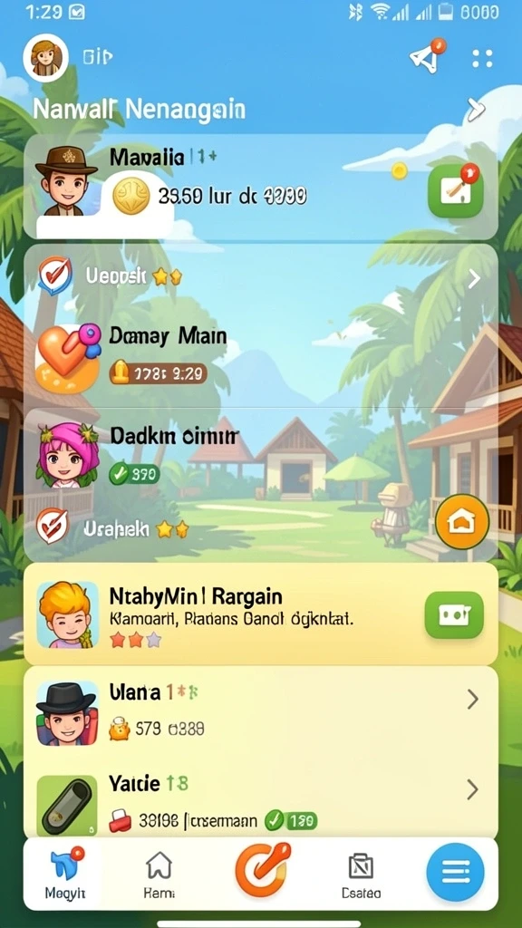 Tampilan antarmuka yang menarik dan mudah digunakan.