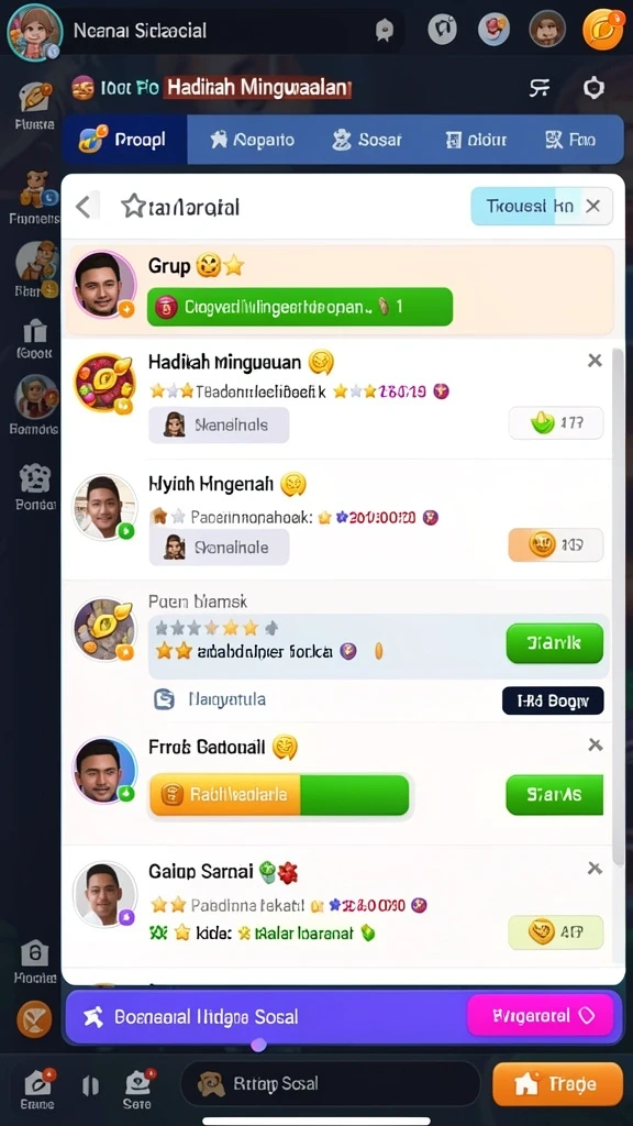 Fitur bonus yang membuat permainan lebih mengasyikkan.
