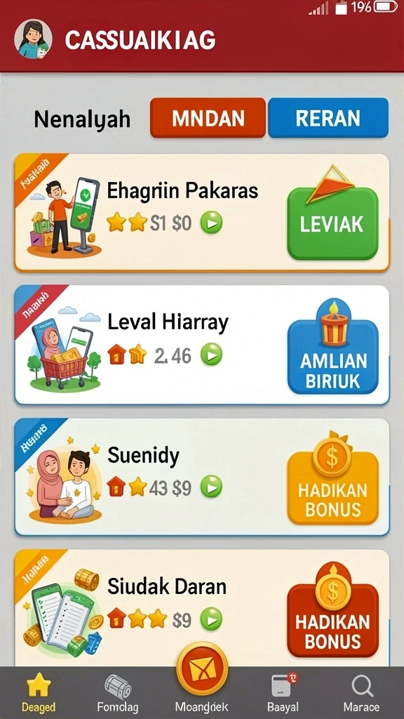 Menunjukkan gameplay yang menarik dan interaktif.