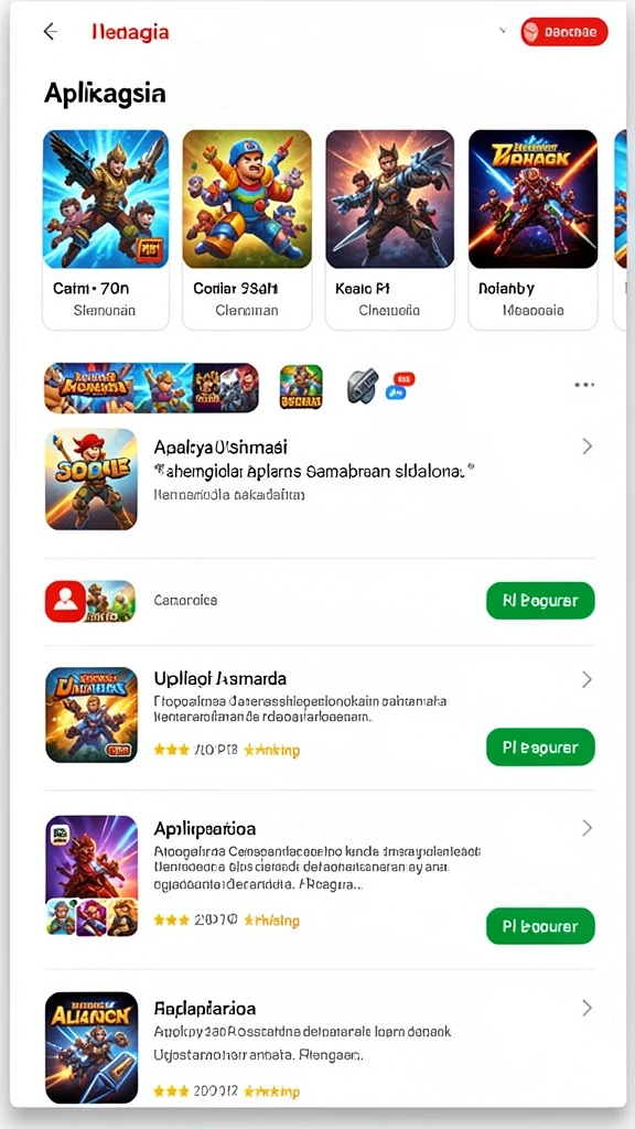 Tampilan menarik dan intuitif dari aplikasi SGPSLOT.