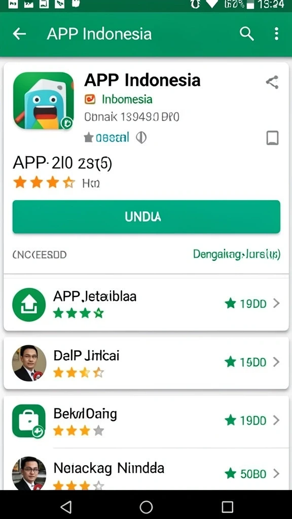 Berbagai mode permainan yang bisa dipilih.