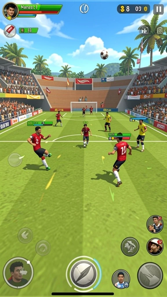 Tangkapan layar dari level yang menantang dan seru.
