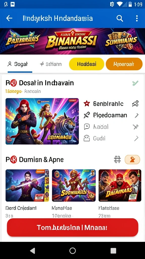 Tampilan awal aplikasi UANG4D yang menarik dan user-friendly.