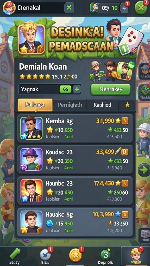 Tampilan antarmuka yang user-friendly dan menarik.