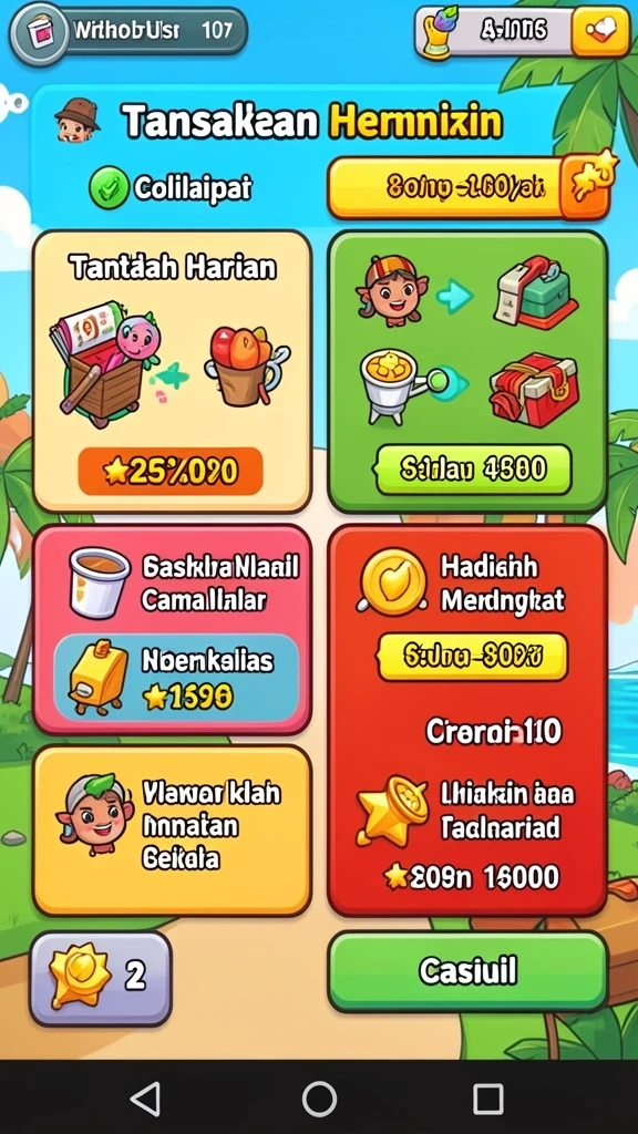 Tangkapan layar menampilkan aksi seru dalam permainan.